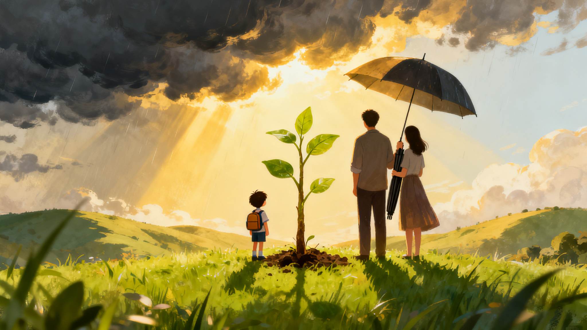 给孩子最好的礼物，不是铺好的路，而是一颗强大的心